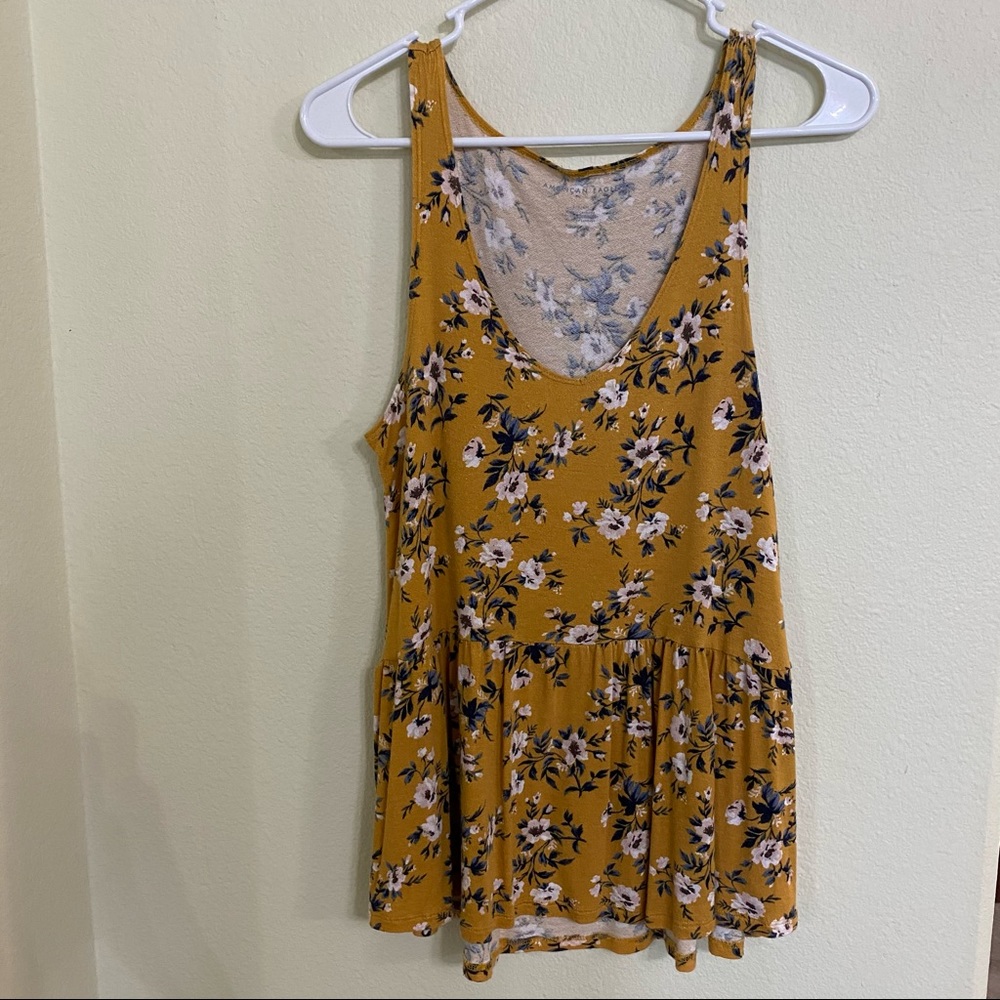 American Eagle Yellow Tank Top